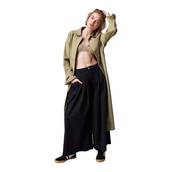 Free People Cassia Pleated Trousers - Picture 1 of 6